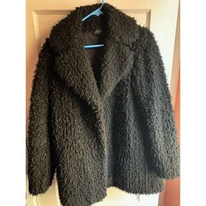 ✨TOPSHOP BLACK TEDDY BEAR WINTER JACKET✨